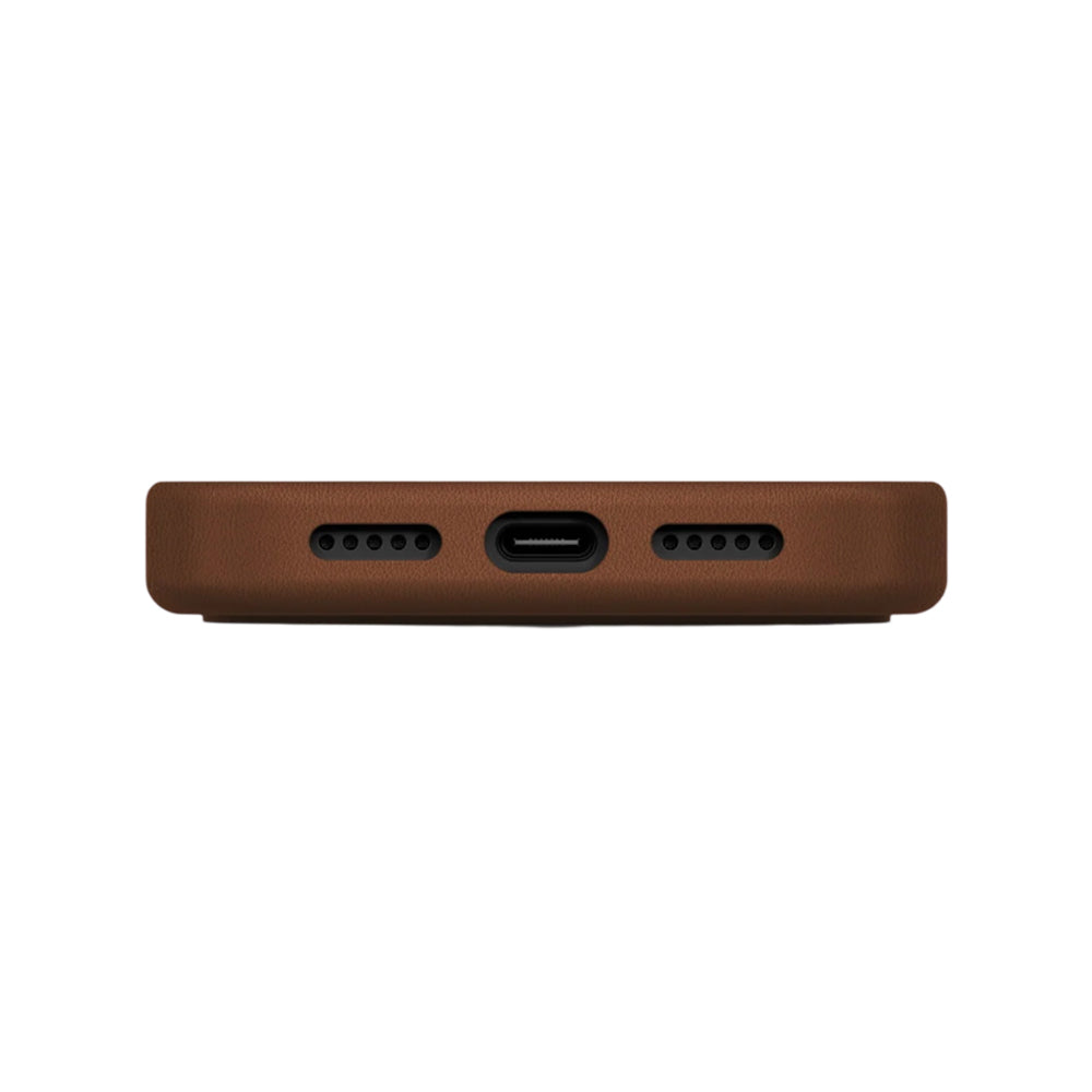 Custodia MagSafe per Apple iPhone 17 Pro Max, UNIQ, Lyden Leatherette, Marrone