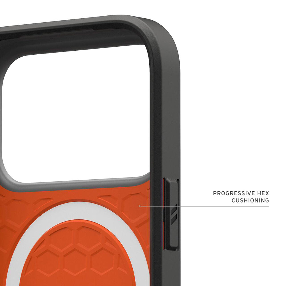 Coque MagSafe pour Apple iPhone 17 Pro Max, Urban Armor Gear, Civilian LT, Orange