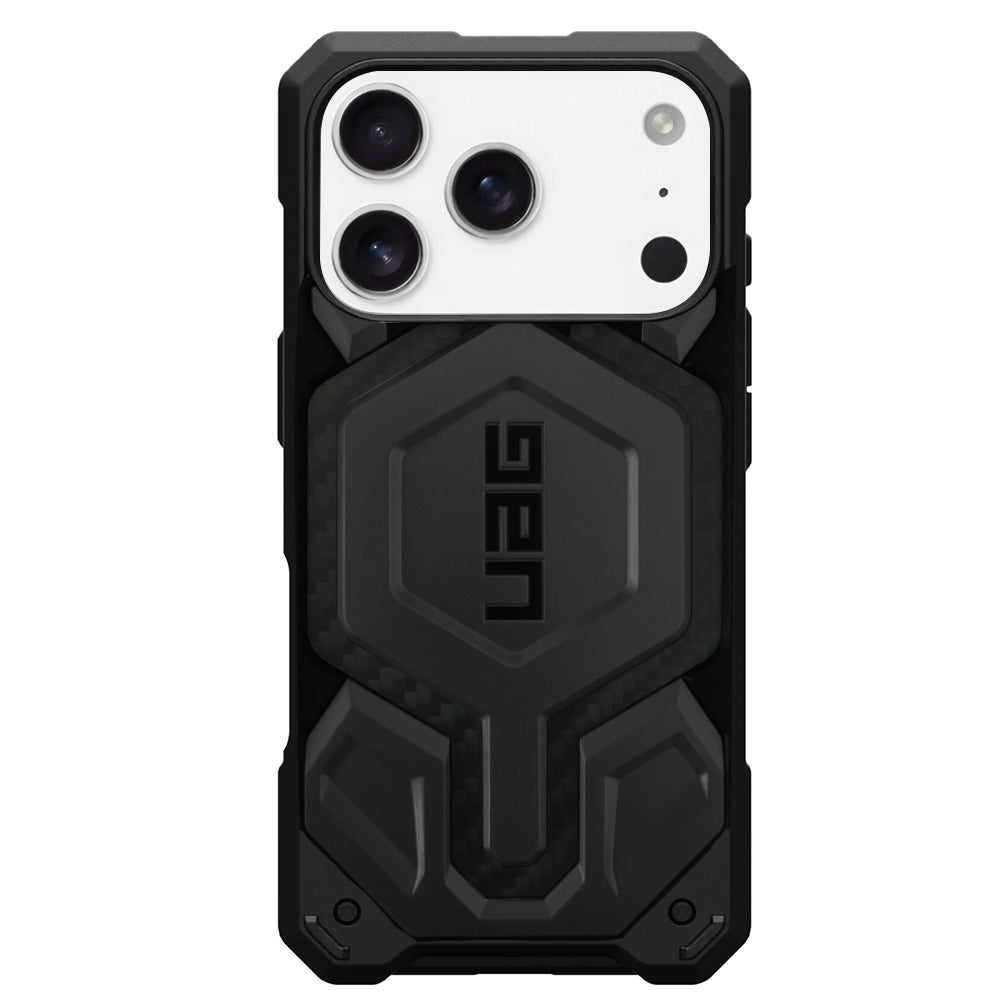 Custodia MagSafe per Apple iPhone 17 Pro Max, Urban Armor Gear, Monarch Pro Carbon, Nera