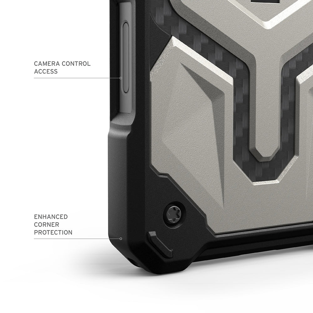 Custodia MagSafe per Apple iPhone 17 Pro Max, Urban Armor Gear, Monarch Pro Kevlar, Nera