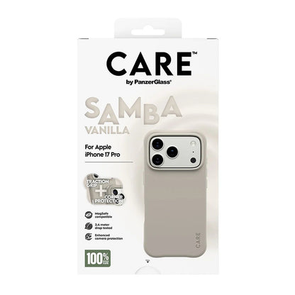 Custodia MagSafe per Apple iPhone 17 Pro, PanzerGlass, Care Fashionable, Beige