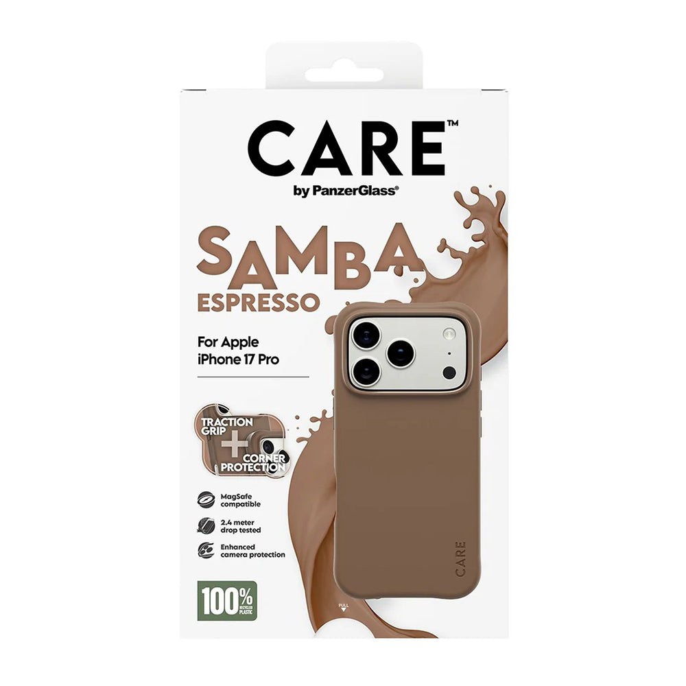 Custodia MagSafe per Apple iPhone 17 Pro, PanzerGlass, Care Fashionable, Marrone