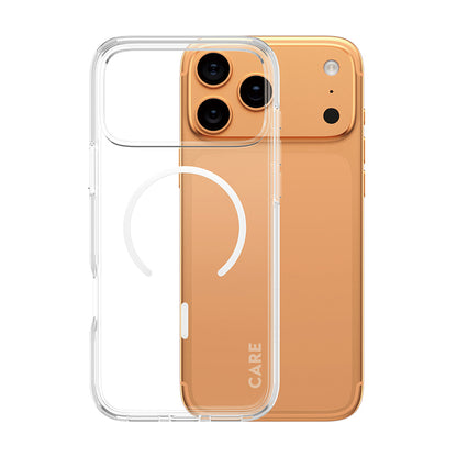 Coque MagSafe pour Apple iPhone 17 Pro, PanzerGlass, Care Urban Explorer, Transparente Blanche