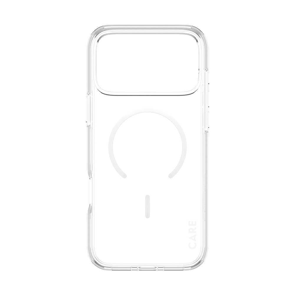 Coque MagSafe pour Apple iPhone 17 Pro, PanzerGlass, Care Urban Explorer, Transparente Blanche