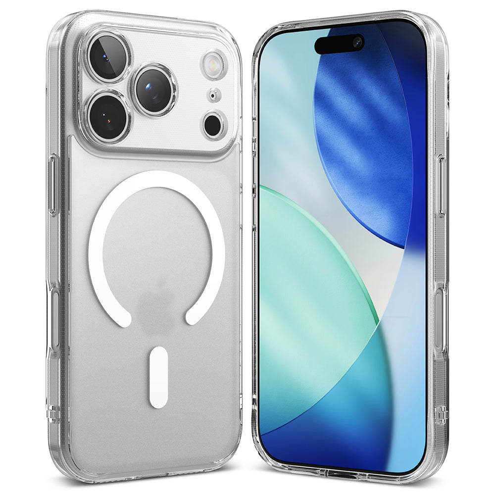 Custodia MagSafe per Apple iPhone 17 Pro, Ringke, Fusion, Trasparente Opaca