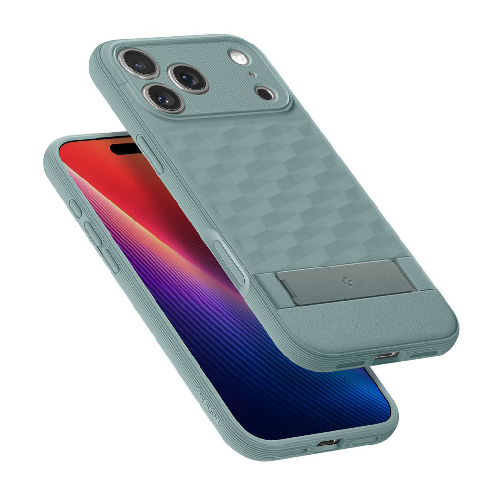 Coque MagSafe pour Apple iPhone 17 Pro, Spigen, Caseology Parallax S, Vert