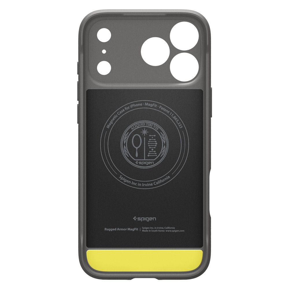 MagSafe Case for Apple iPhone 17 Pro, Spigen, Rugged Armor, Gray
