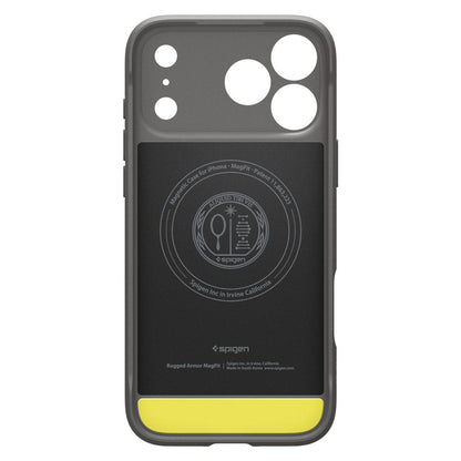 MagSafe Case for Apple iPhone 17 Pro, Spigen, Rugged Armor, Gray