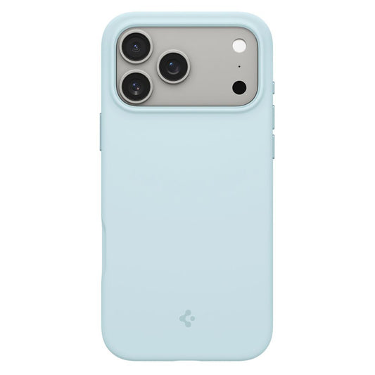 Coque MagSafe pour Apple iPhone 17 Pro, Spigen, Silicone Fit, Bleu