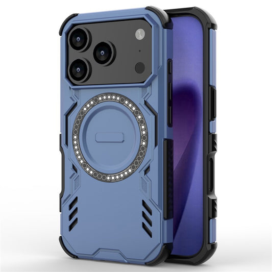 Coque MagSafe pour Apple iPhone 17 Pro, Techsuit, ArmorMag, Bleue