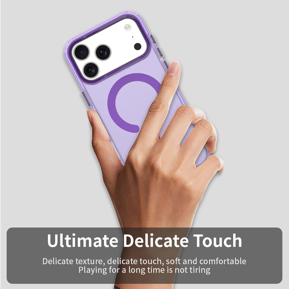 Custodia MagSafe per Apple iPhone 17 Pro, Techsuit, CandyCase, Viola