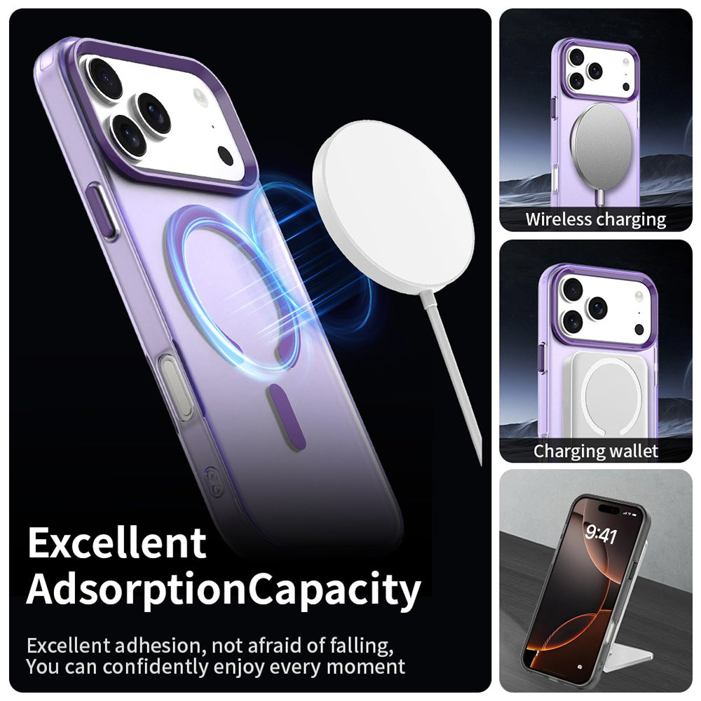 Custodia MagSafe per Apple iPhone 17 Pro, Techsuit, CandyCase, Viola