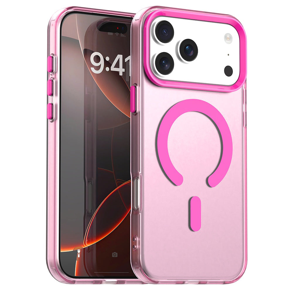 MagSafe Hülle für Apple iPhone 17 Pro, Techsuit, CandyCase, Rosa