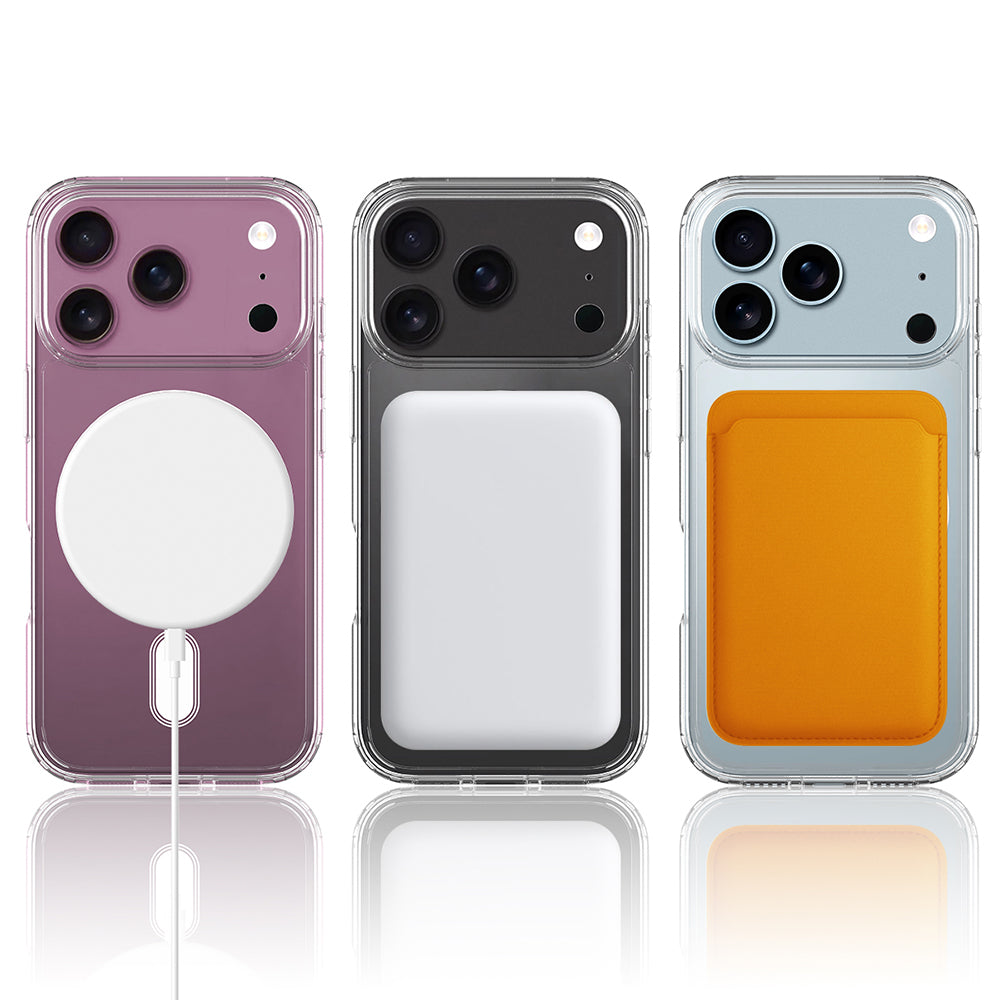Coque MagSafe pour Apple iPhone 17 Pro, Techsuit, Pro, Transparente