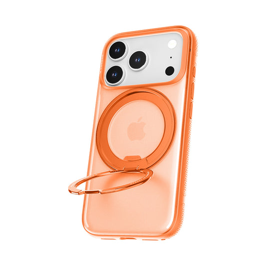 Custodia MagSafe per Apple iPhone 17 Pro, Torras, Ostand R Fitness, Arancione