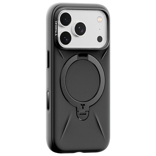 Étui MagSafe pour Apple iPhone 17 Pro, Torras, QPRO Silicone, Noir