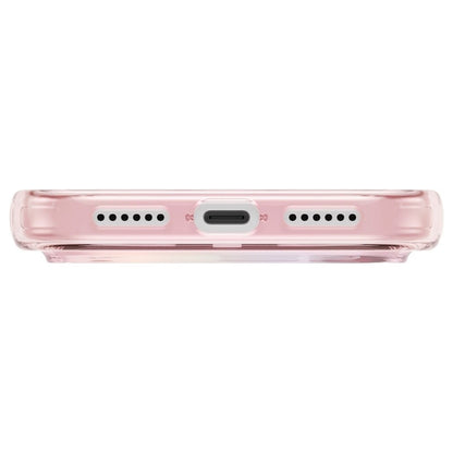 Custodia MagSafe per Apple iPhone 17 Pro, UNIQ, Iridescia MagClick, Blu Pastello