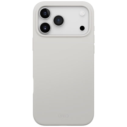 Custodia MagSafe per Apple iPhone 17 Pro, UNIQ, Lino MagClick, Grigio