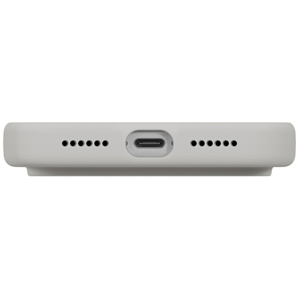 Custodia MagSafe per Apple iPhone 17 Pro, UNIQ, Lino MagClick, Grigio