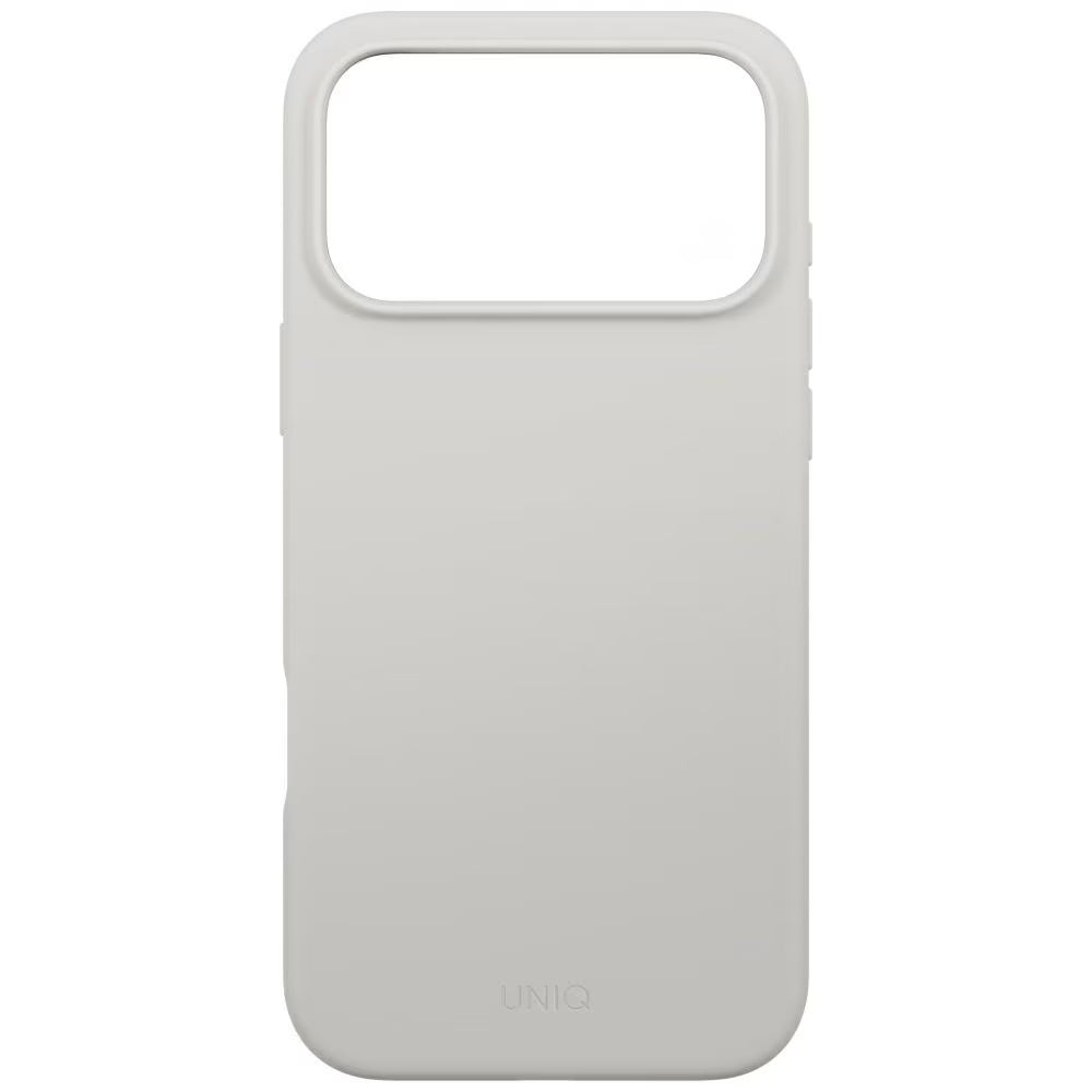 Custodia MagSafe per Apple iPhone 17 Pro, UNIQ, Lino MagClick, Grigio