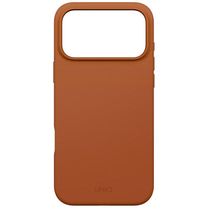 Étui MagSafe pour Apple iPhone 17 Pro, UNIQ, Lino MagClick, Orange Foncé