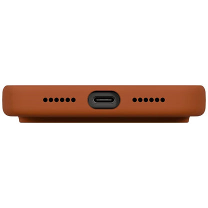Étui MagSafe pour Apple iPhone 17 Pro, UNIQ, Lino MagClick, Orange Foncé