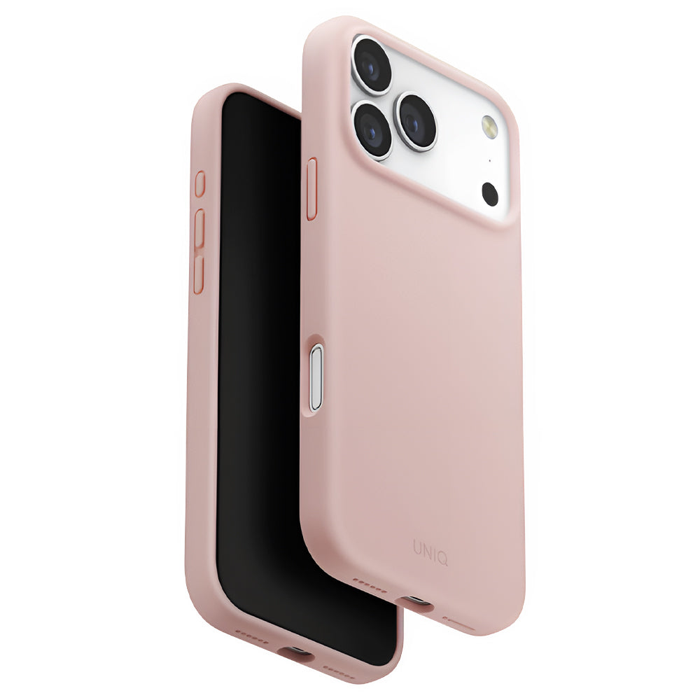MagSafe Hülle für Apple iPhone 17 Pro, UNIQ, Lino MagClick, Rosa