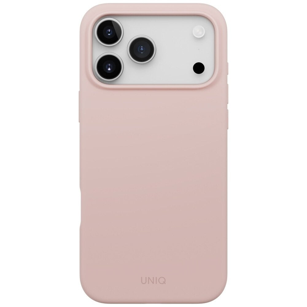 MagSafe Hülle für Apple iPhone 17 Pro, UNIQ, Lino MagClick, Rosa