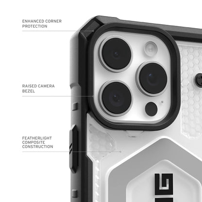 Custodia MagSafe per Apple iPhone 17 Pro, Urban Armor Gear, Pathfinder Clear, Trasparente
