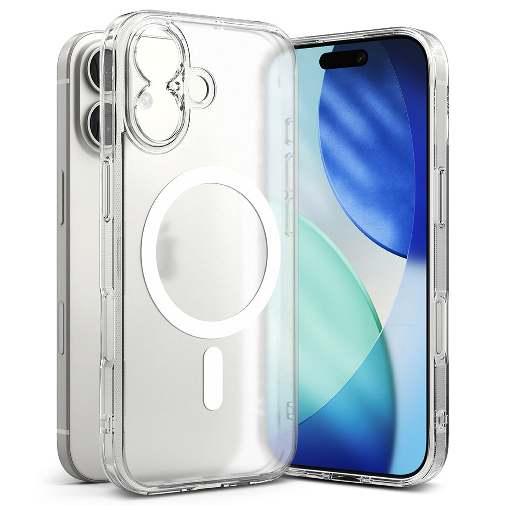 Étui MagSafe pour Apple iPhone 17, Ringke, Fusion, Mat Transparent