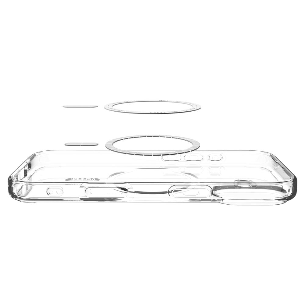Coque MagSafe pour Apple iPhone 17, Spigen, Ultra Hybrid, Blanc Satiné