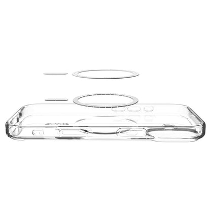Coque MagSafe pour Apple iPhone 17, Spigen, Ultra Hybrid, Blanc Satiné
