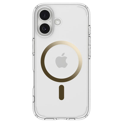Coque MagSafe pour Apple iPhone 17, Spigen, Ultra Hybrid, Or Transparent