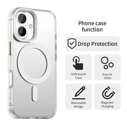 Coque MagSafe pour Apple iPhone 17, Techsuit, CandyCase, Blanche