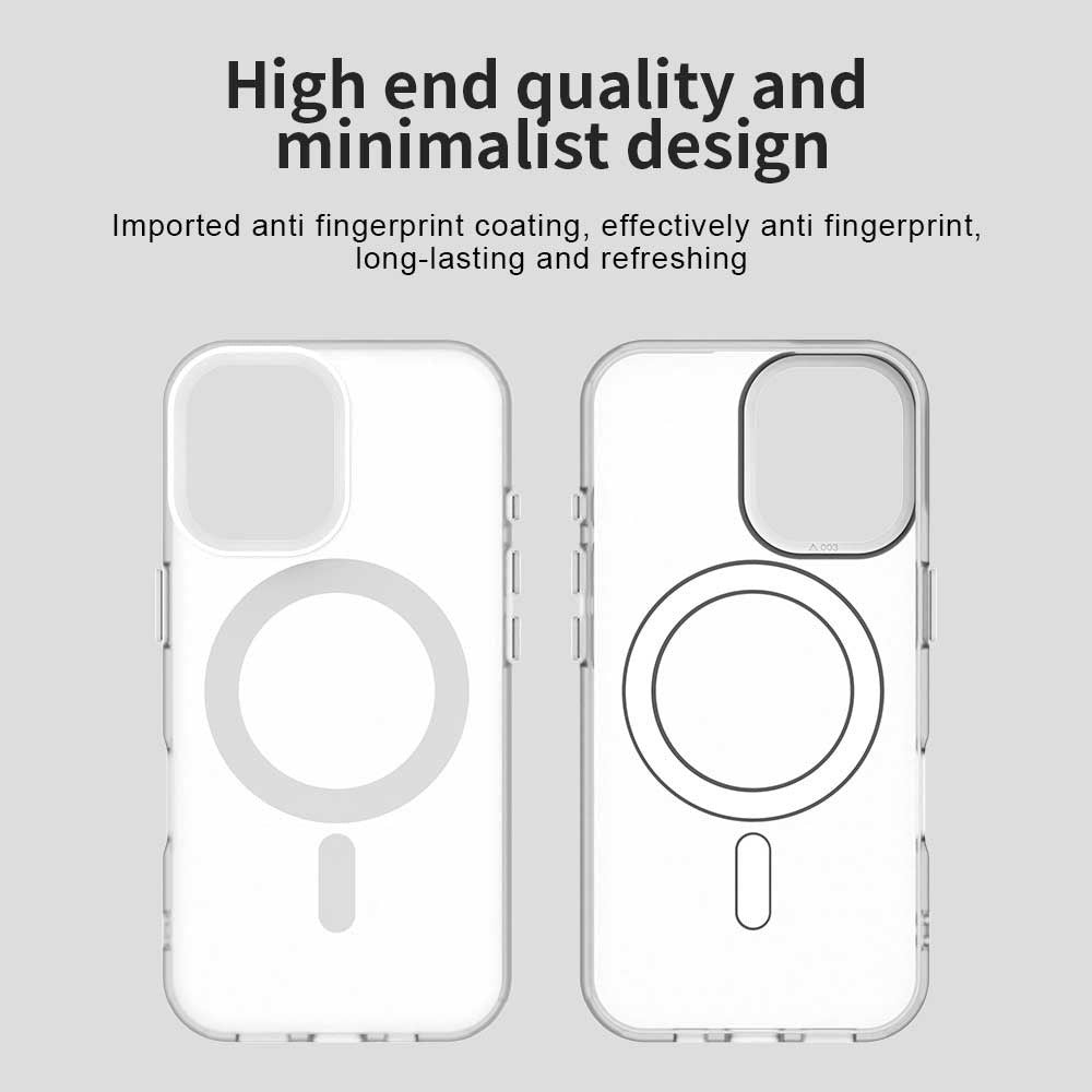 Coque MagSafe pour Apple iPhone 17, Techsuit, CandyCase, Blanche