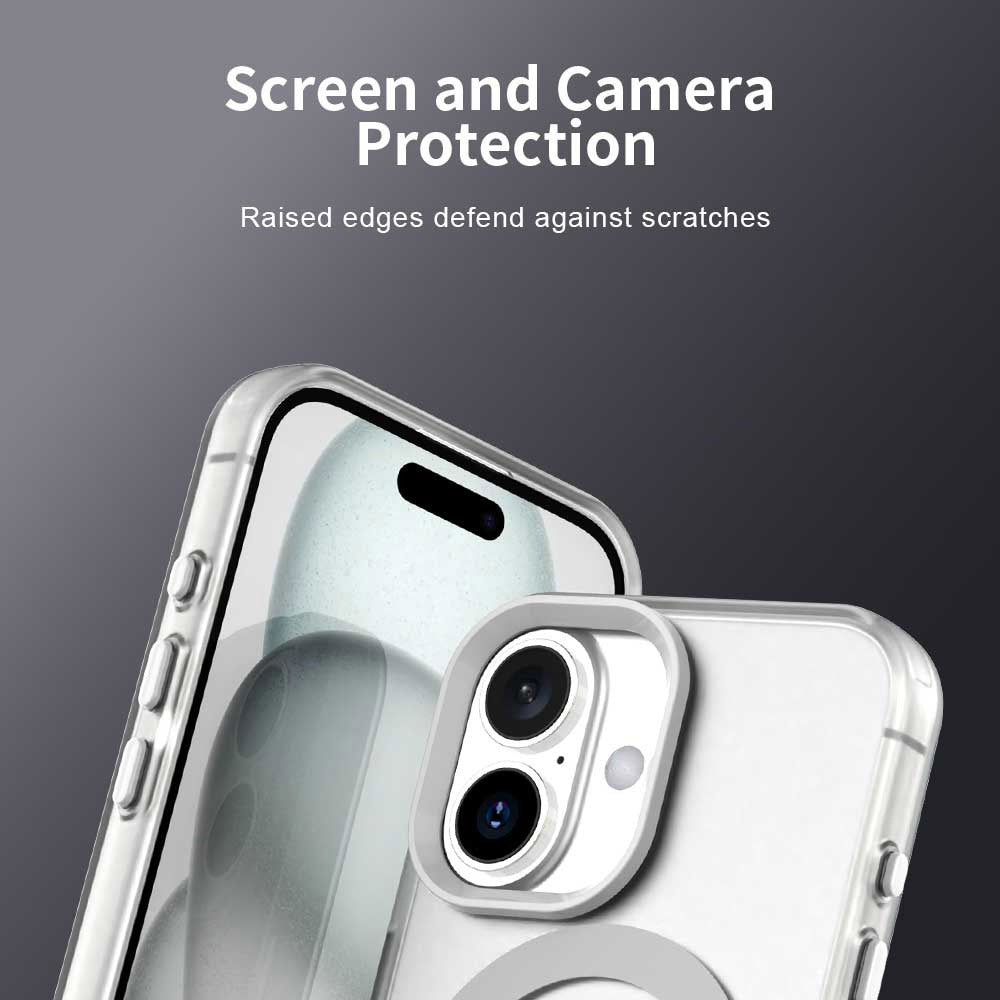 Coque MagSafe pour Apple iPhone 17, Techsuit, CandyCase, Blanche