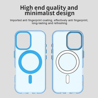 Coque MagSafe pour Apple iPhone 17, Techsuit, CandyCase, Bleue