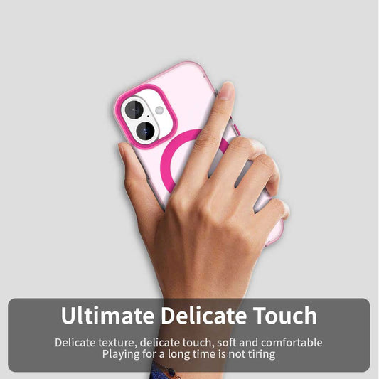 Étui MagSafe pour Apple iPhone 17, Techsuit, CandyCase, Rose