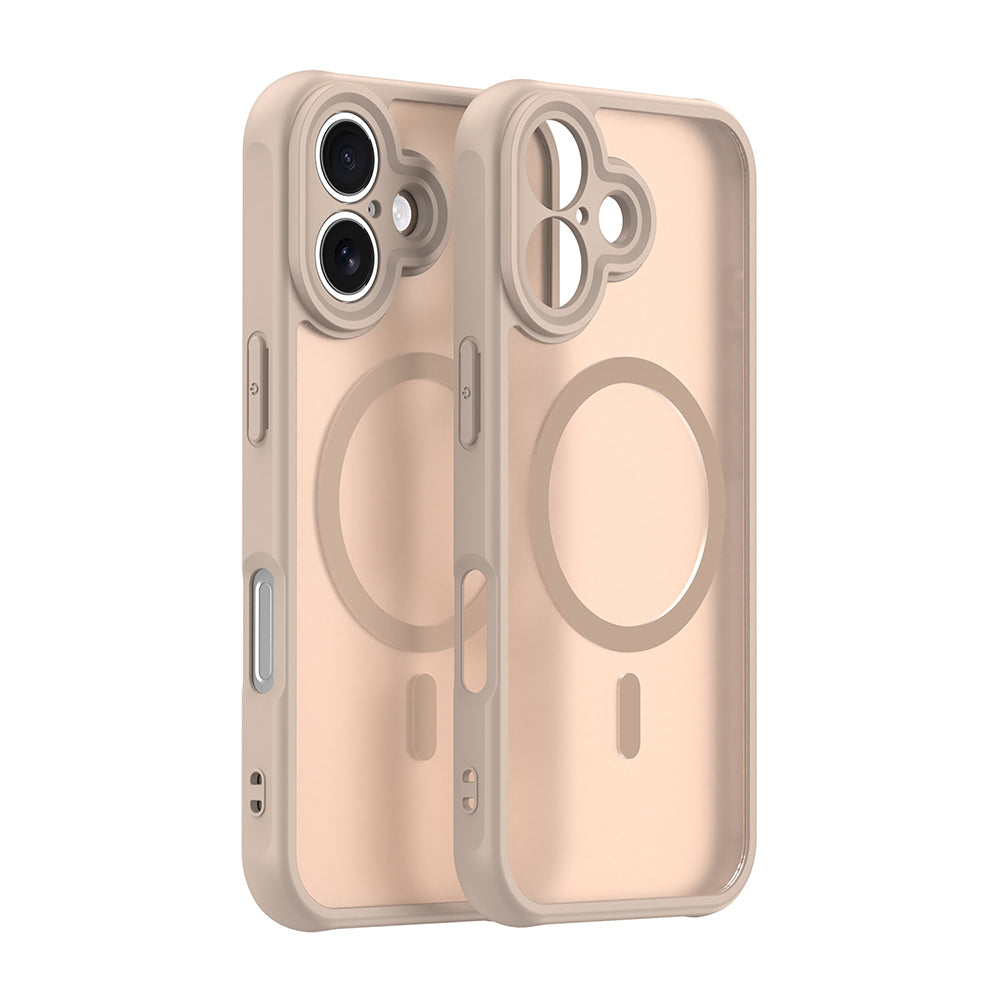 Coque MagSafe pour Apple iPhone 17, Techsuit, HaloFrost II, Dorée