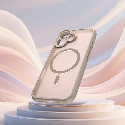 Coque MagSafe pour Apple iPhone 17, Techsuit, HaloFrost II, Dorée