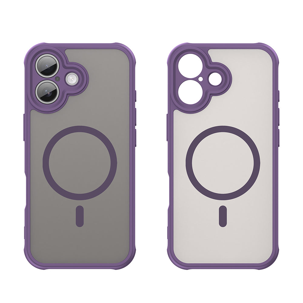 Étui MagSafe pour Apple iPhone 17, Techsuit, HaloFrost II, Mauve