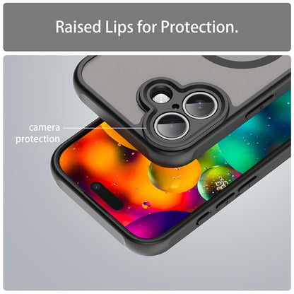Étui MagSafe pour Apple iPhone 17, Techsuit, HaloFrost II, Noir