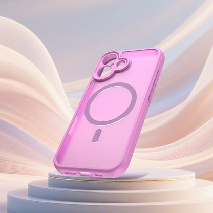 MagSafe Hülle für Apple iPhone 17, Techsuit, HaloFrost II, Rosa