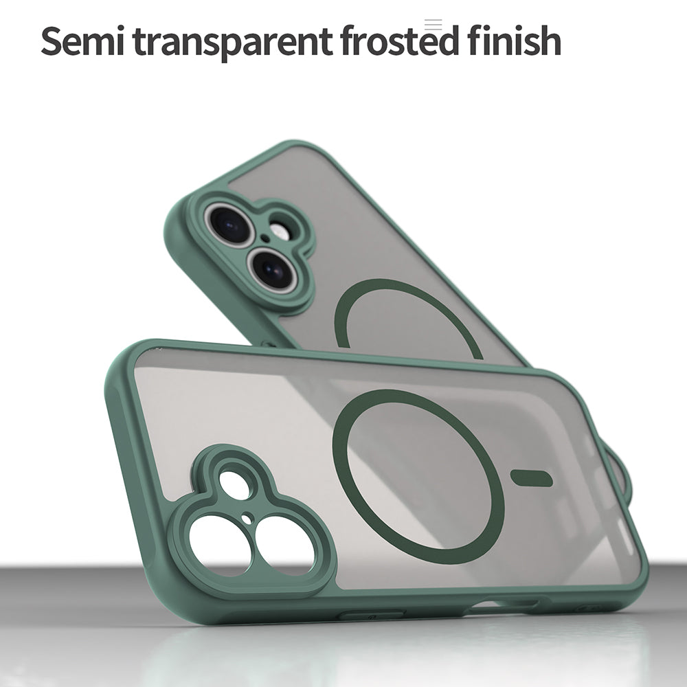 Étui MagSafe pour Apple iPhone 17, Techsuit, HaloFrost II, Vert