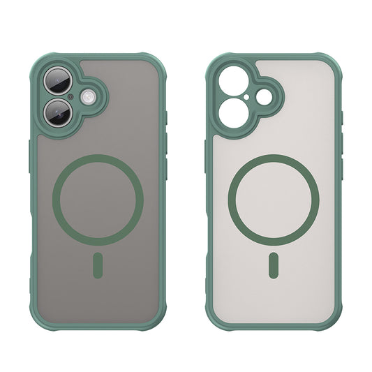 Étui MagSafe pour Apple iPhone 17, Techsuit, HaloFrost II, Vert
