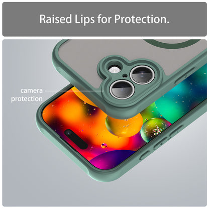 Étui MagSafe pour Apple iPhone 17, Techsuit, HaloFrost II, Vert
