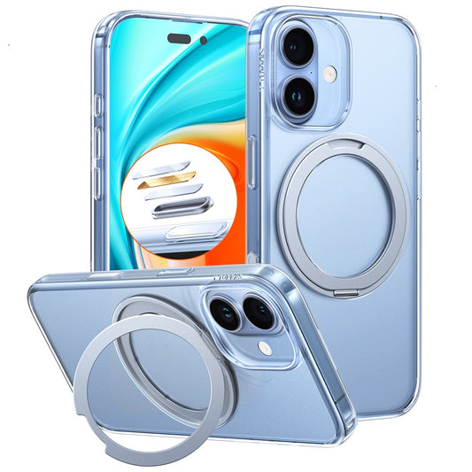 Coque MagSafe pour Apple iPhone 17, Torras, Ostand Pro, Transparente