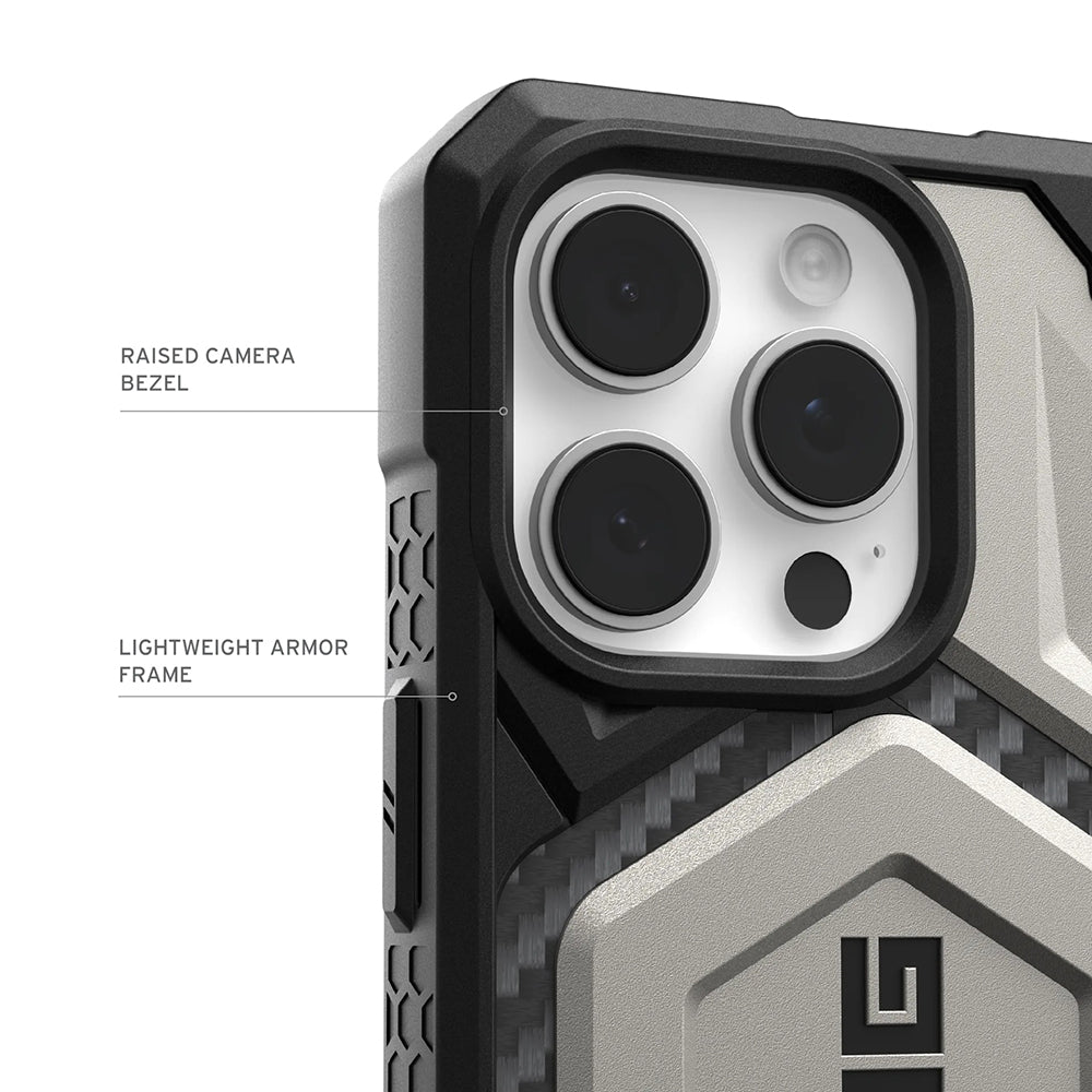 Custodia MagSafe per Apple iPhone 17, Urban Armor Gear, Monarch Pro Kevlar, Nera