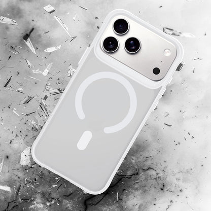 Coque MagSafe pour Apple iPhone 18 Pro / 17 Pro, 3MK, Smoke MagCase, blanche
