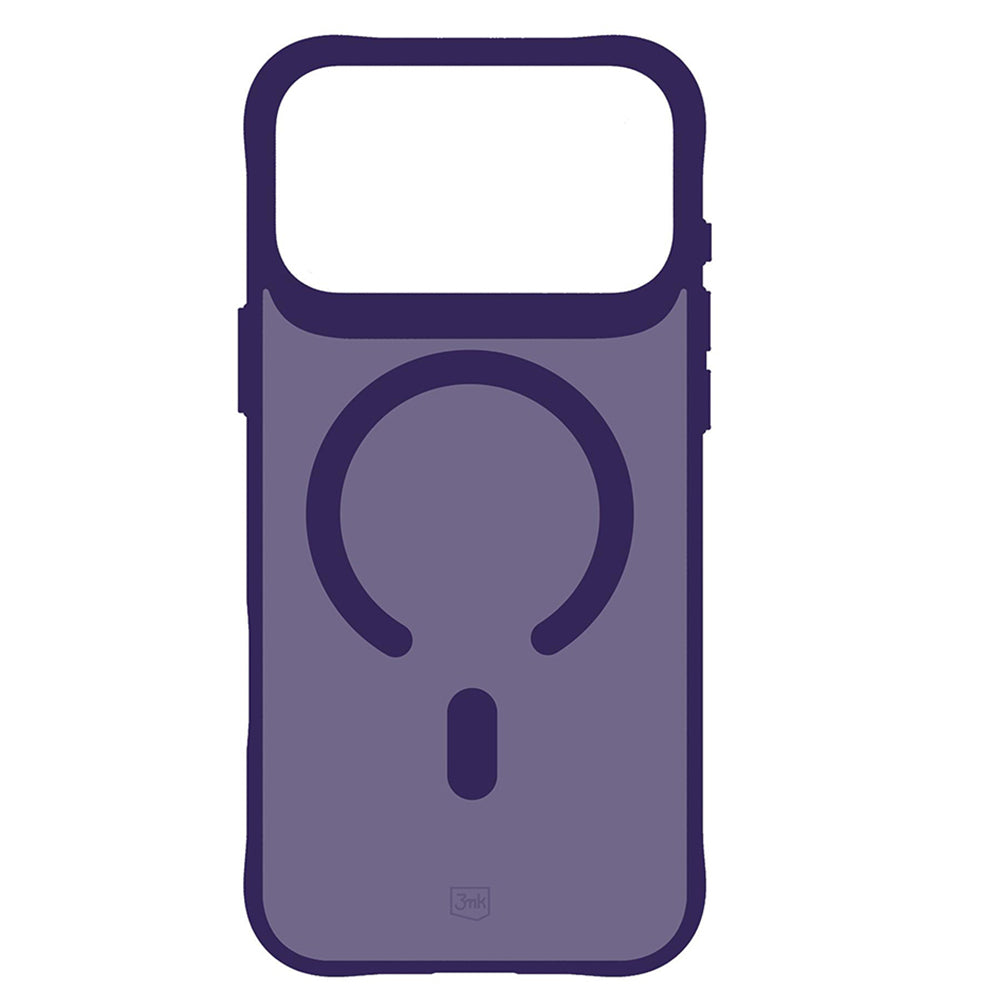 Coque MagSafe pour Apple iPhone 18 Pro / 17 Pro, 3MK, Smoke MagCase, violette